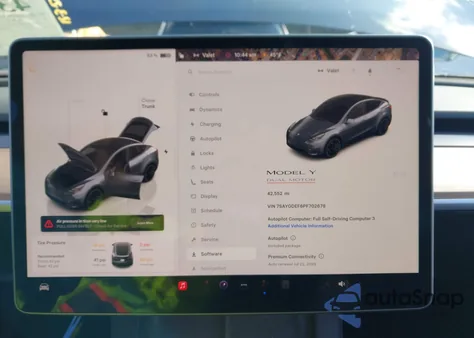 2023 Tesla Model Y Performance Dual Motor All-Wheel Drive из США, поврежденный, VIN 7SAYGDEF6PF702678